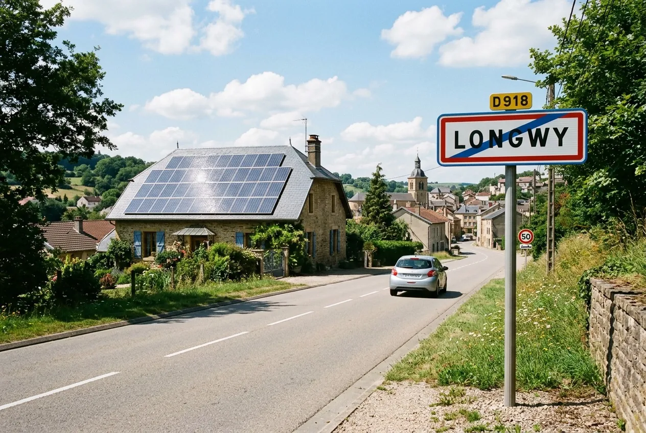 installation solaire sur toiture a longwy par l'equipe celeste energie